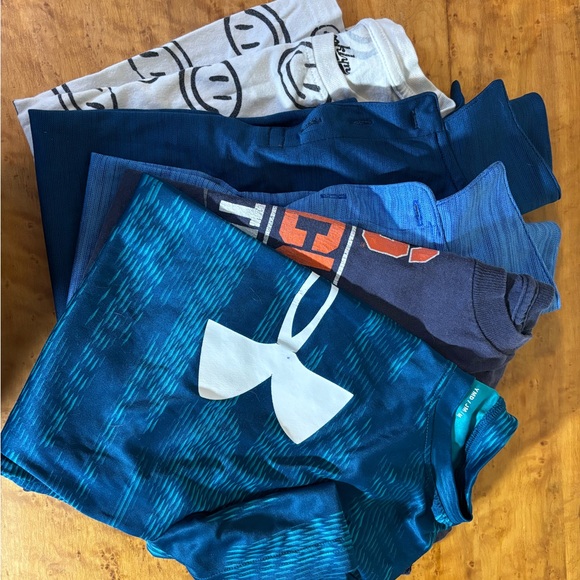 Other - Blue and White Graphic Tees Bundle